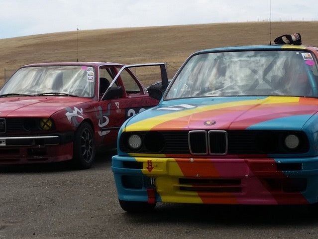 RC Britt's Red Haring and Candy Crash E30s