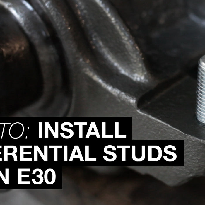 E30 Differential Stud Kit installation video