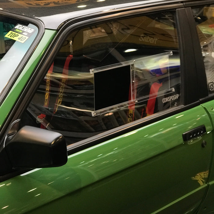 Polycarbonate Door Windows w/slider Kit - E30 Coupe