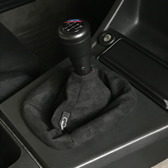 Black Suede Shift Boot