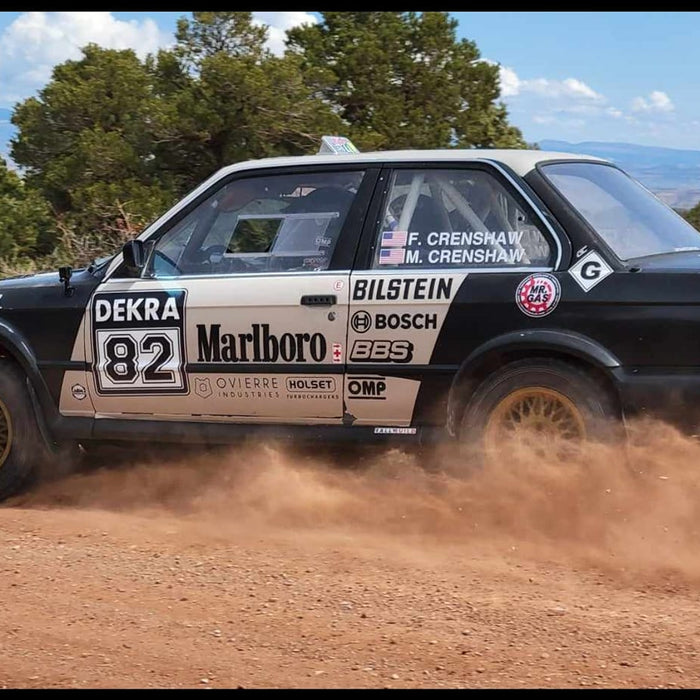 Crenshaw Rally Team Secure Podium in Condor Equipped E30