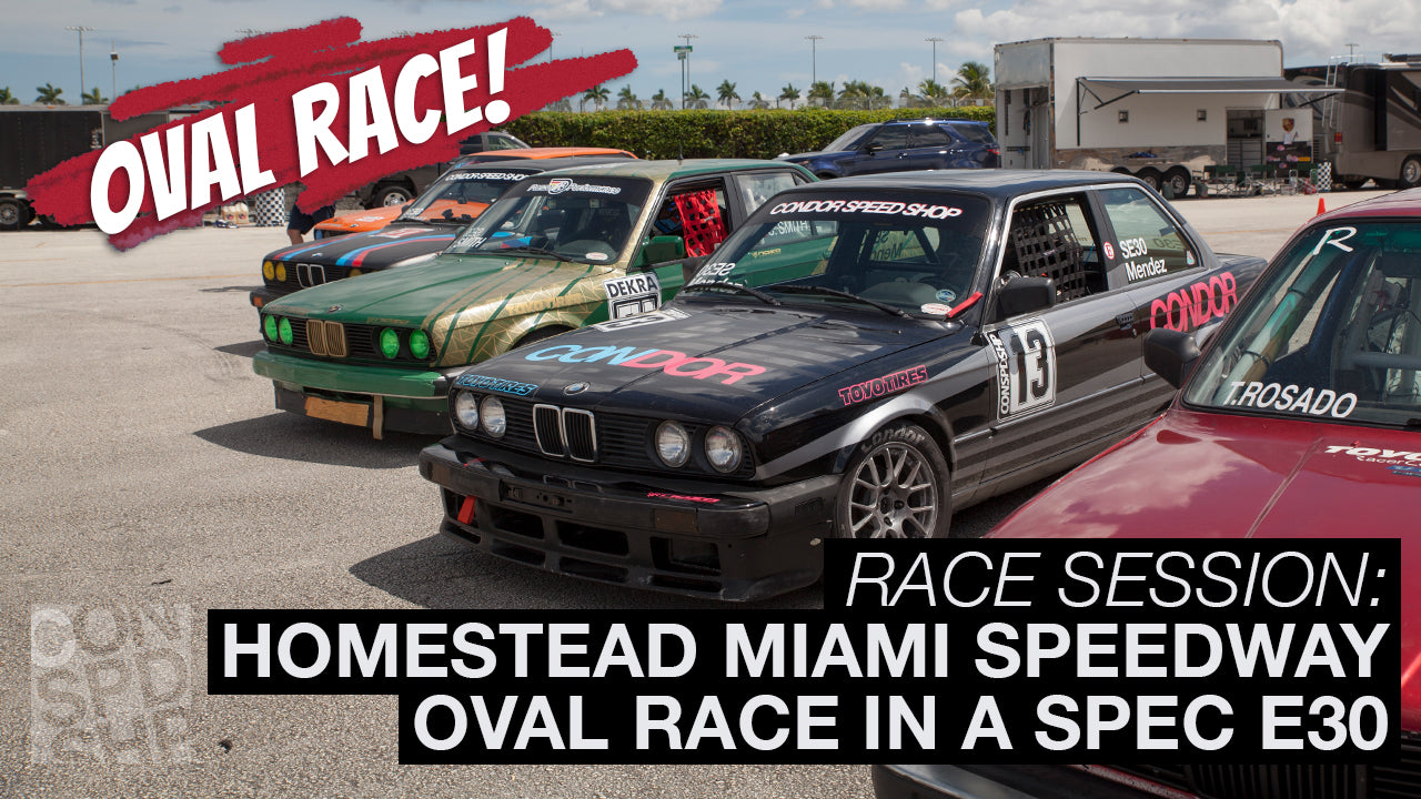 In-car Footage "Oval Spec E30 Race" at Homestead Miami Speedway