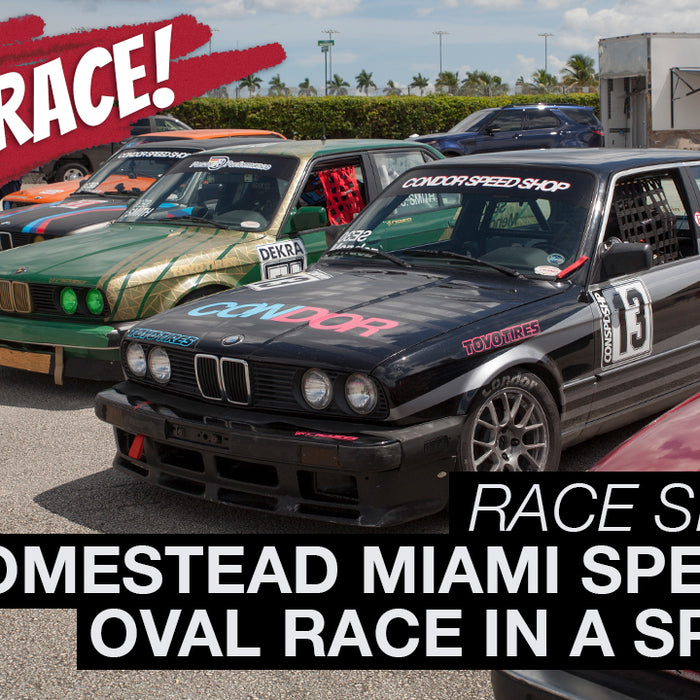 In-car Footage "Oval Spec E30 Race" at Homestead Miami Speedway