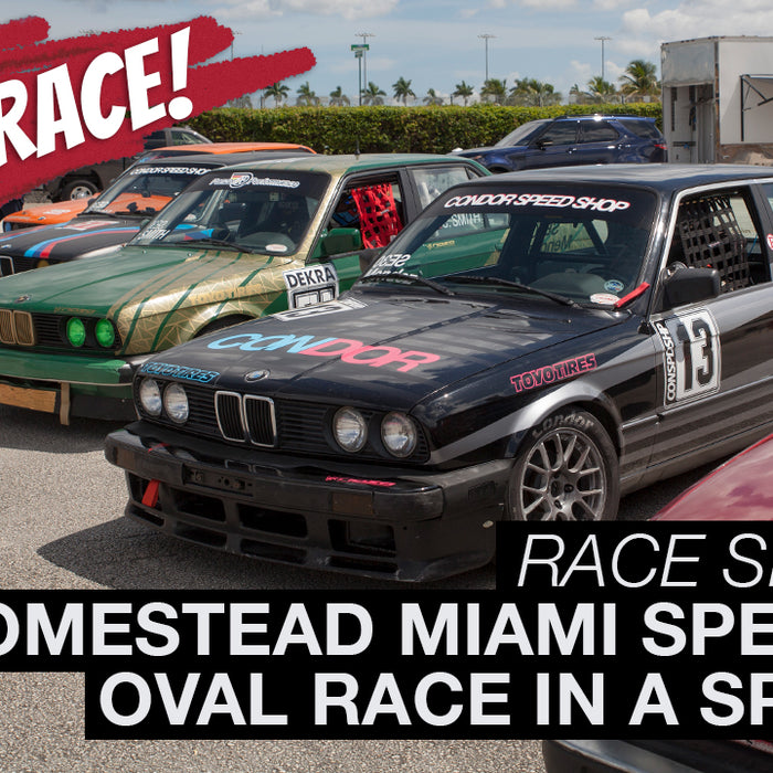 In-car Footage "Oval Spec E30 Race" at Homestead Miami Speedway