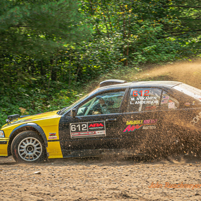 Gravelwerx Racing Win 2024 Ojibwe Forest Rally In Condor Equipped E36