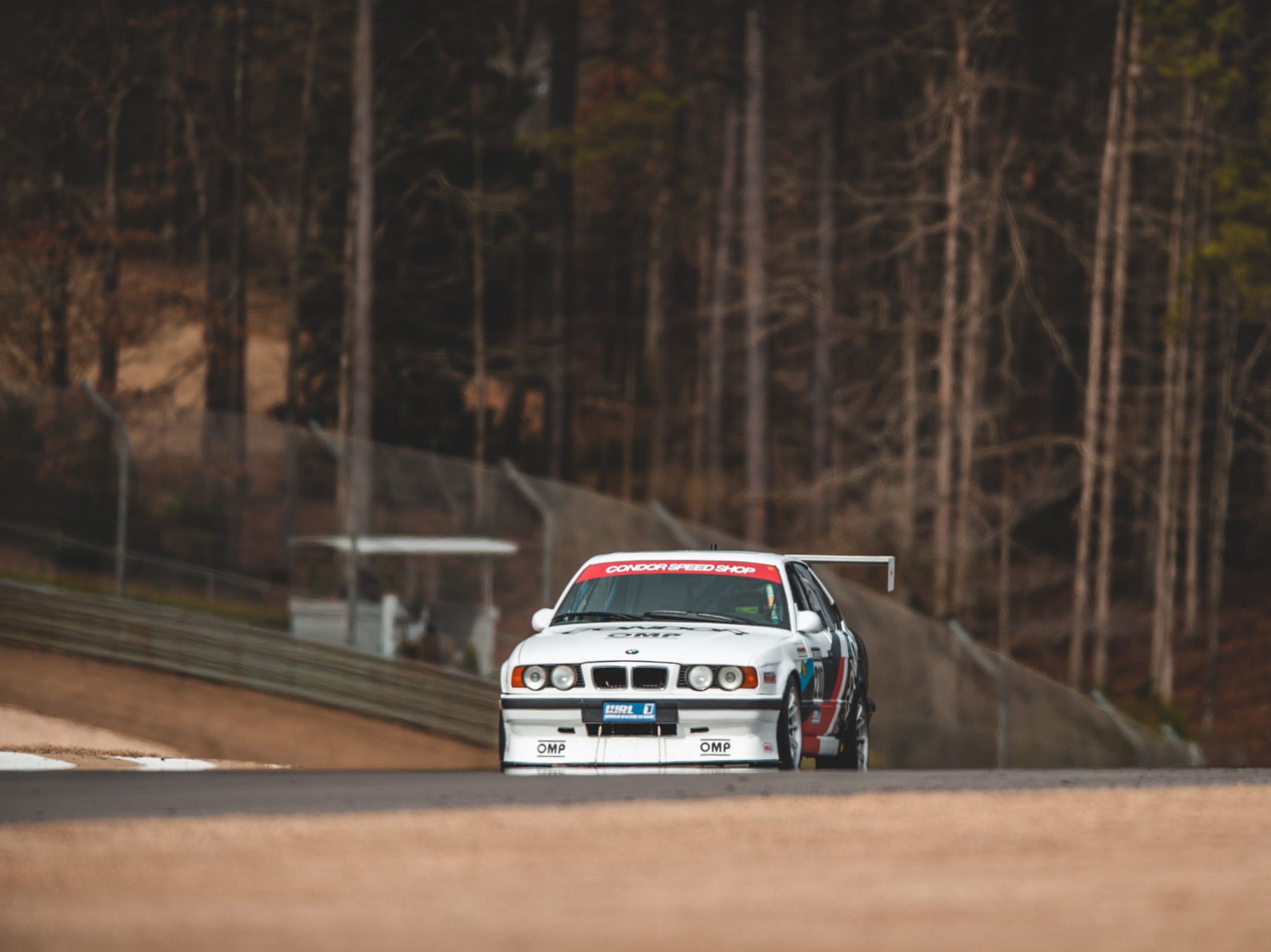 Barber Motorsports Park in a 540i with the World Racing League