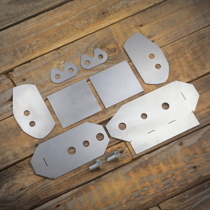 Reinforcement Plates, Rear Subframe/Chassis - E46