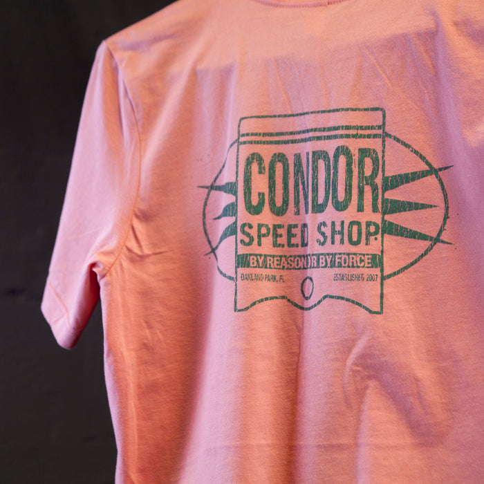 Condor Piston Design | Coral T-shirt | Condor Swag — Condor Speed Shop