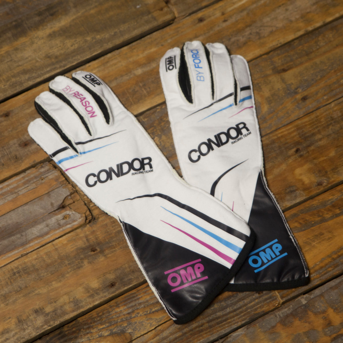 Condor ONE S Gloves | BMW Racing | OMP Safety Equipment — Condor Speed Shop