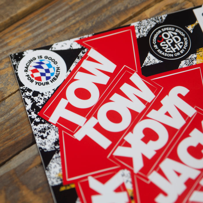 Automotive Racing Tow Point Sticker