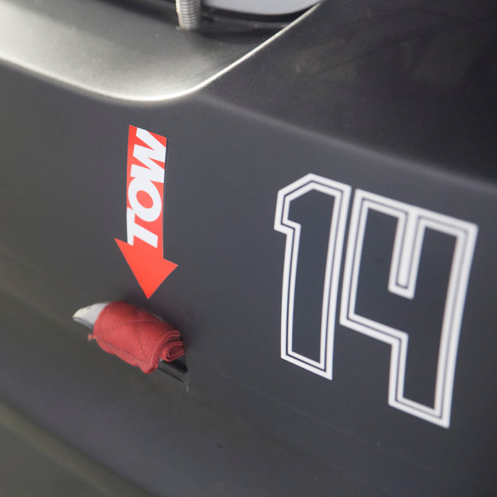 Automotive Racing Tow Point Sticker
