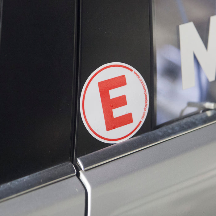 "E" Fire Extinguisher, "OFF" Emergency, Jack, & Tow Point Sticker Packs