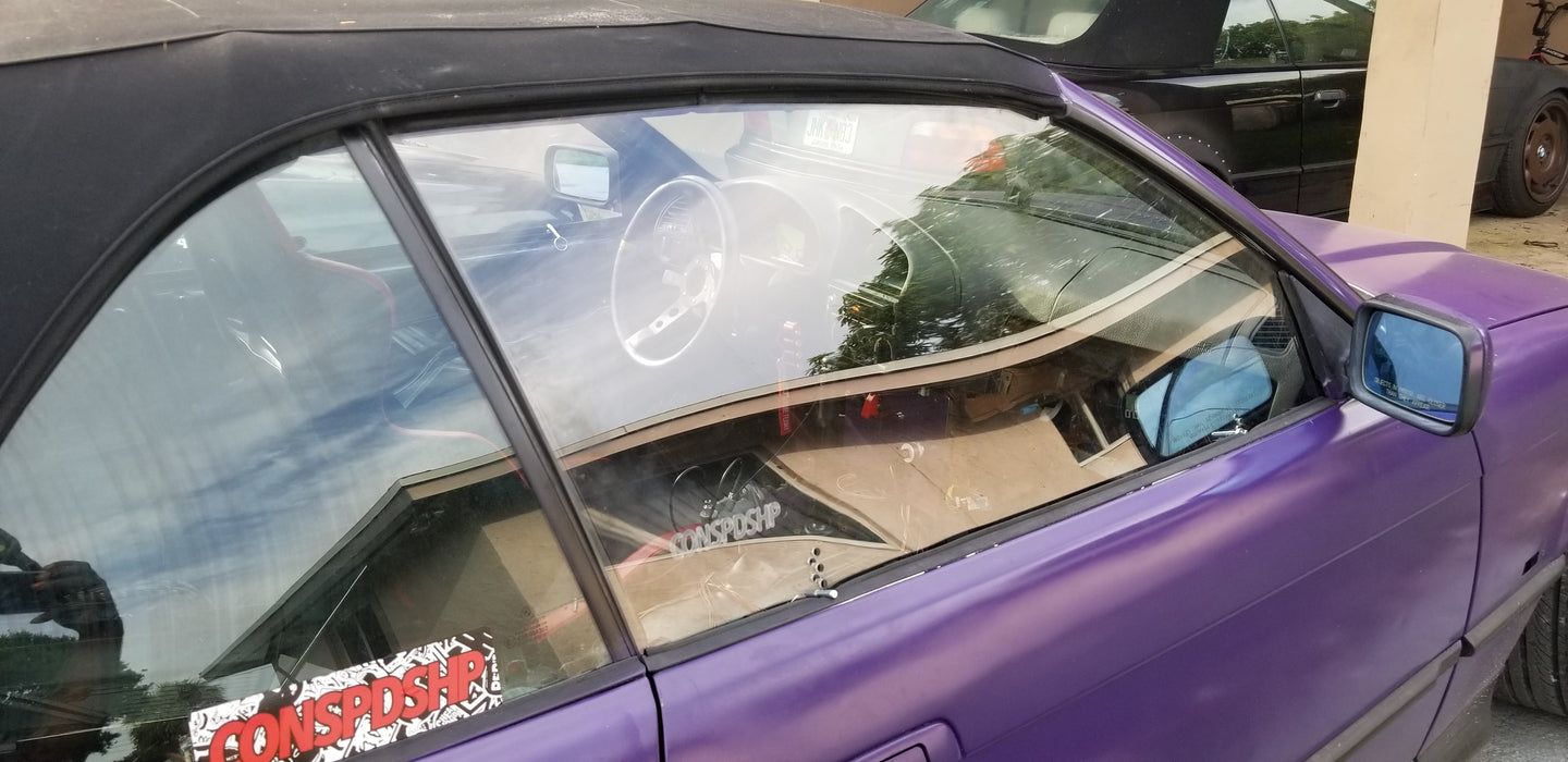 Polycarbonate Door Window Kit - E36 Coupe