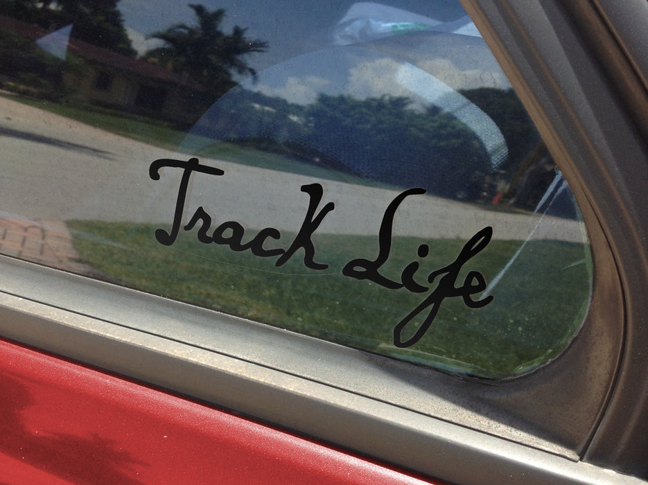 6" Track Life Decals