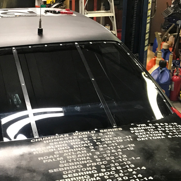 E34 Rear Window Sunblind Polycarbonate Rear Windshield - E34 — Condor Speed Shop