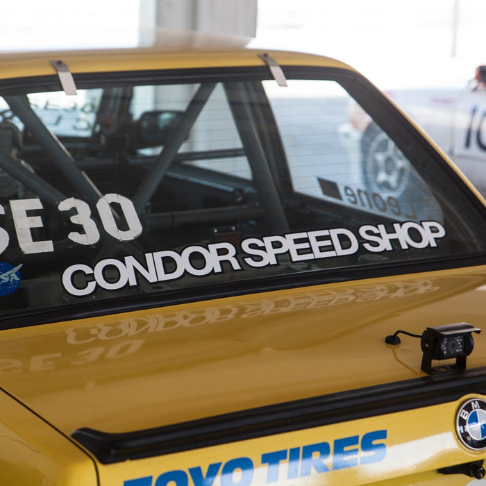 Condor Speed Shop "2 tone" Windshield Banner