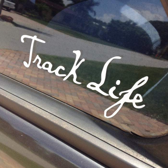 6" Track Life Decals
