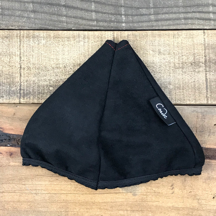Picture of Condor black suede shift boot before installation