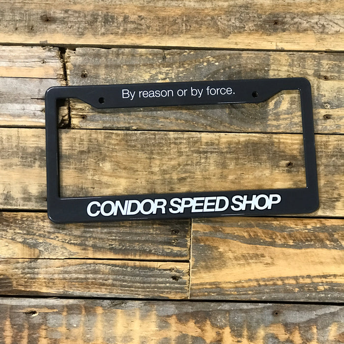 Condor License Plate Frame