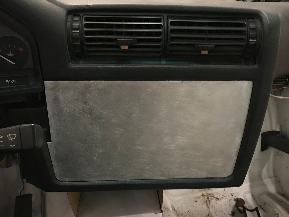 Aluminum Dash Panel, HVAC Delete - E30