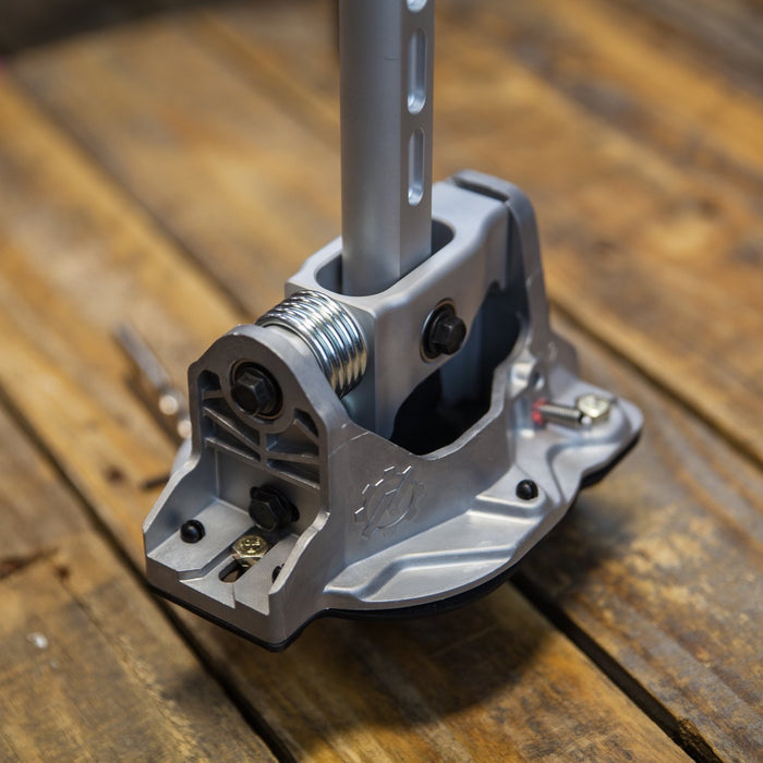 Chassis Mount Race Shifter - Kinematic Speed Self Centering - Silver