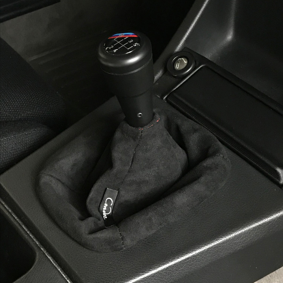 gear shift boot Black Suede Shift Boot